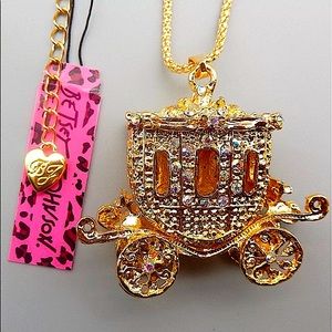 Betsey Johnson Gold Princess Carriage